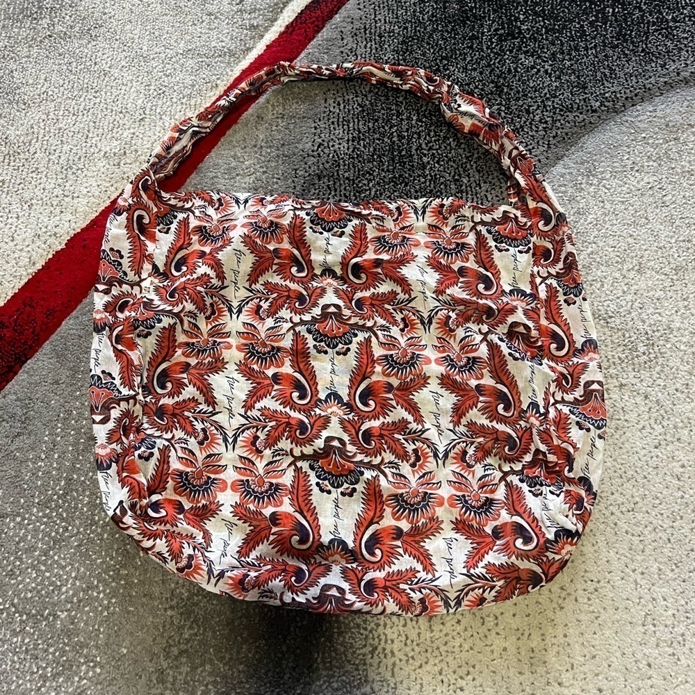 Free People Sheer Gauze Boho Shopping Tote Bag